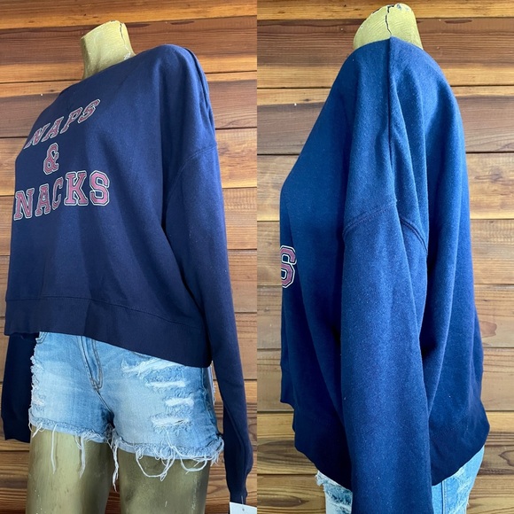 NWT Fifth Sun NAPS & SNACKS Sweatshirt Size XL - Picture 2 of 16